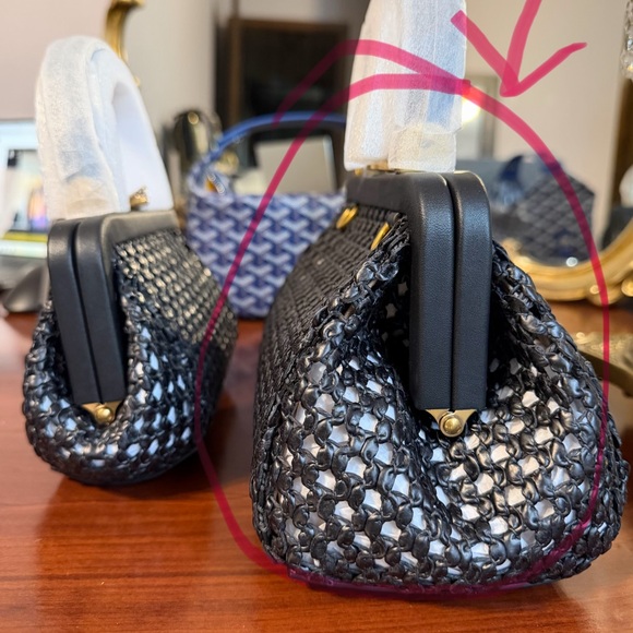 Cult Gaia Zuma Crossbody Black and Gold Bag NWT (regular size not mini) see pics - Picture 6 of 7